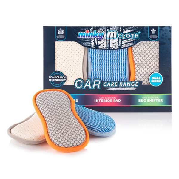 Minky Schoonmaakpad M-Cloth Anti-Bacterieel Auto Giftbox (3-pack)  SMI00056 - 1