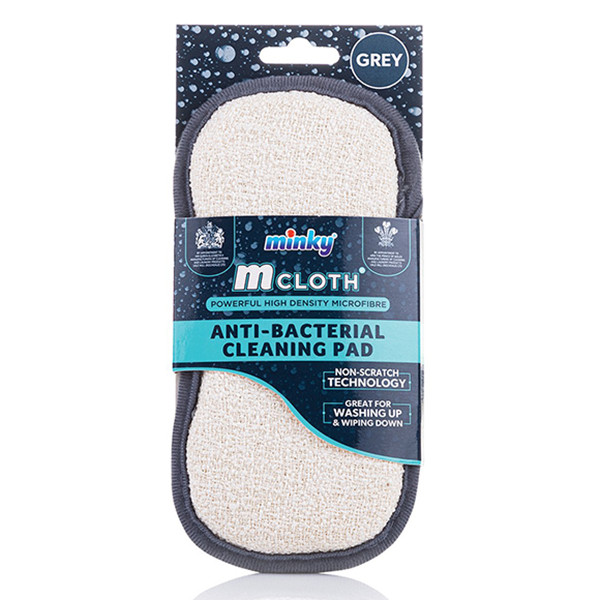 Minky Schoonmaakpad M-Cloth Anti-Bacterieel Grijs SMI00050 - 1