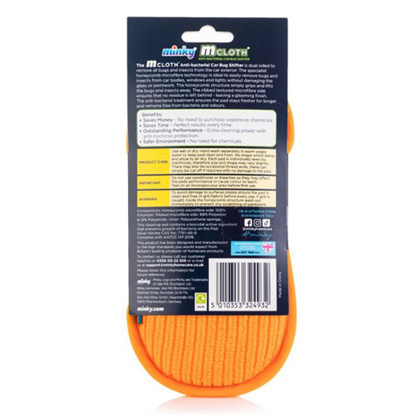 Minky Schoonmaakpad M-Cloth Auto Anti-Bug  SMI00053 - 2