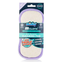 Minky Schoonmaakpad Triple Action Anti-Bacterieel Lila-wit  SMI00032