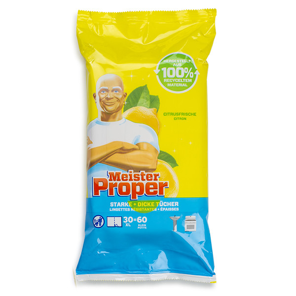 Mr-Proper Mr. Proper vochtige doekjes citrus (60 stuks)  SMR00029 - 1
