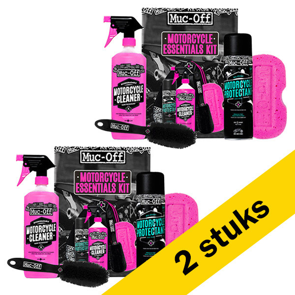 Muc-Off Aanbieding: 2x Voordeelpakket: Muc-Off Motor and bicycle Essentials Kit | 4-delige starterskit  SMU00066 - 1