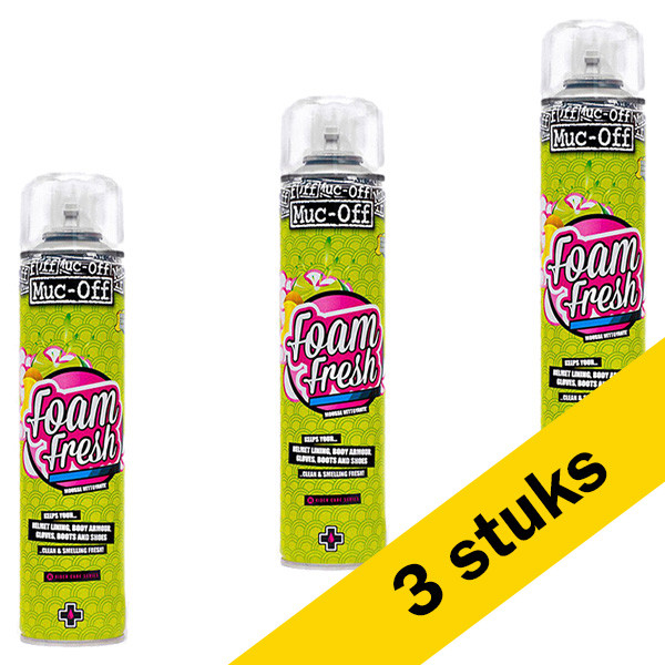 Muc-Off Aanbieding: 3x Muc-Off Foam Fresh | Kledingreiniger motor | 400 ml  SMU00070 - 1