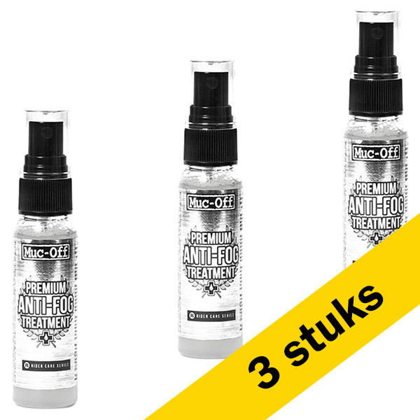 Aanbieding: 3x Muc-Off Premium Anti-Fog Treatment | Anti-condens vizierspray | 32 ml SMU00069 - 1