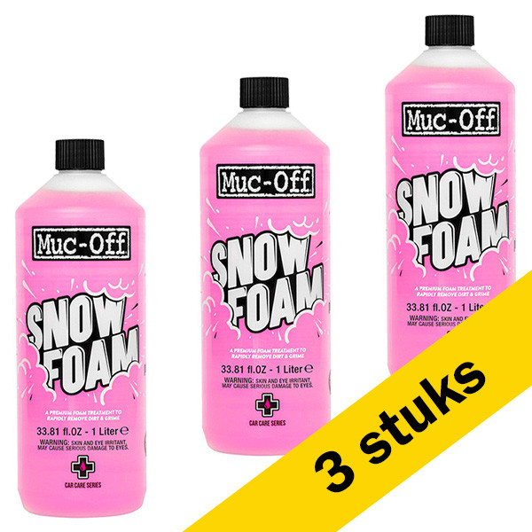 Muc-Off Aanbieding: 3x Muc-Off Snow Foam | Schuimreiniger | 1 liter  SMU00052 - 1