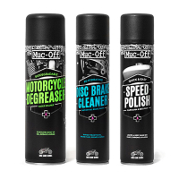 Muc-Off schoonmaakset: Motorcycle Degreaser + Disc Brake Cleaner + Speed Polish  SMU00056