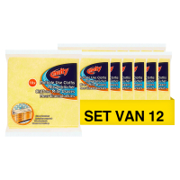 Multy Aanbieding: Multy Multiple Use Cloth Viscose Doekjes 38x38 cm (12 verpakkingen - 5 stuks)  SMU00088