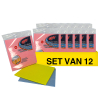 Aanbieding: Multy Multiple Use Cloth Viscose Doekjes 38x38 cm (12 verpakkingen - 5 stuks) SMU00088 - 1