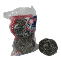 Inox staalsponsjes groot 40gr | 2 stuks (Multy) SMU00009