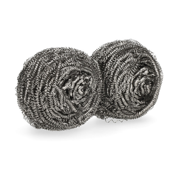 Inox staalsponsjes groot 40gr | 2 stuks (Multy) SMU00009 - 1