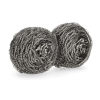 Inox staalsponsjes groot 40gr | 2 stuks (Multy) SMU00009 - 1