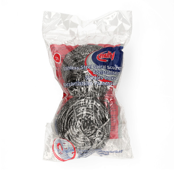 Inox staalsponsjes groot 40gr | 2 stuks (Multy) SMU00009 - 3