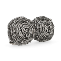 Inox staalsponsjes normaal 19gr | 2 stuks (Multy) SMU00010