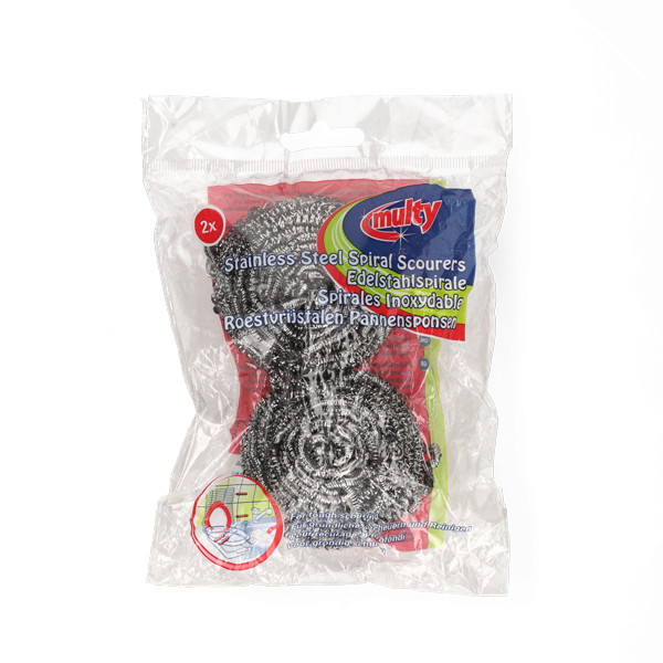 Inox staalsponsjes normaal 19gr | 2 stuks (Multy) SMU00010 - 3