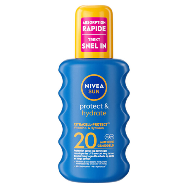 NIVEA SUN Protect & Hydrate Zonnebrandspray SPF20 (200 ml) SNI06300 - 1