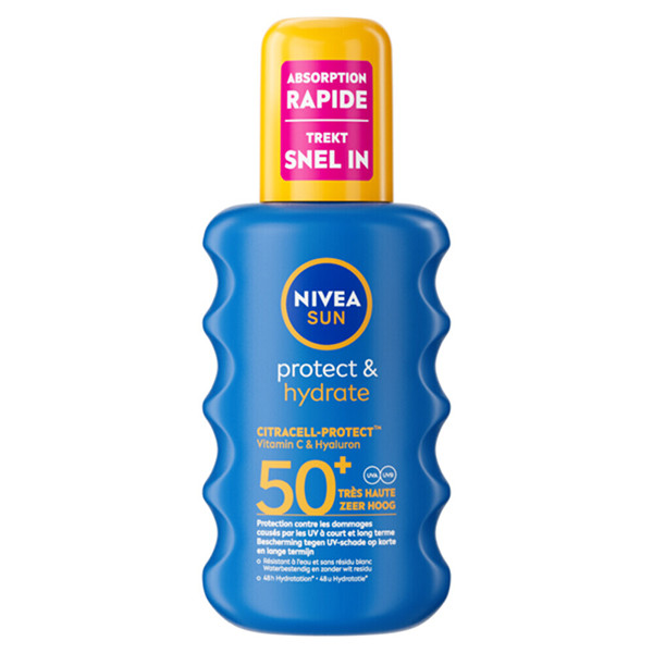 NIVEA SUN Protect & Hydrate Zonnebrandspray SPF50+ (200 ml) SNI06296 - 1
