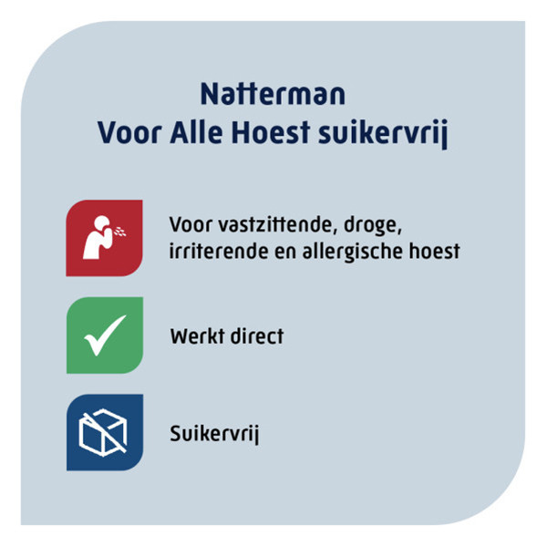 Natterman Direct Voor Alle Hoest Suikervrije Siroop (120 ml) SNA00004 - 3