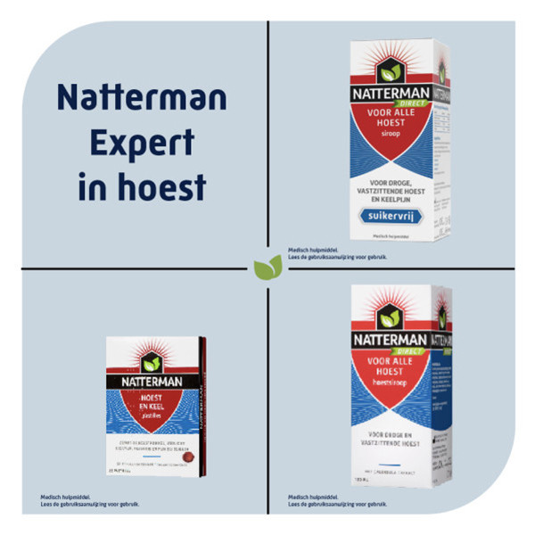 Natterman Direct Voor Alle Hoest Suikervrije Siroop (120 ml) SNA00004 - 6