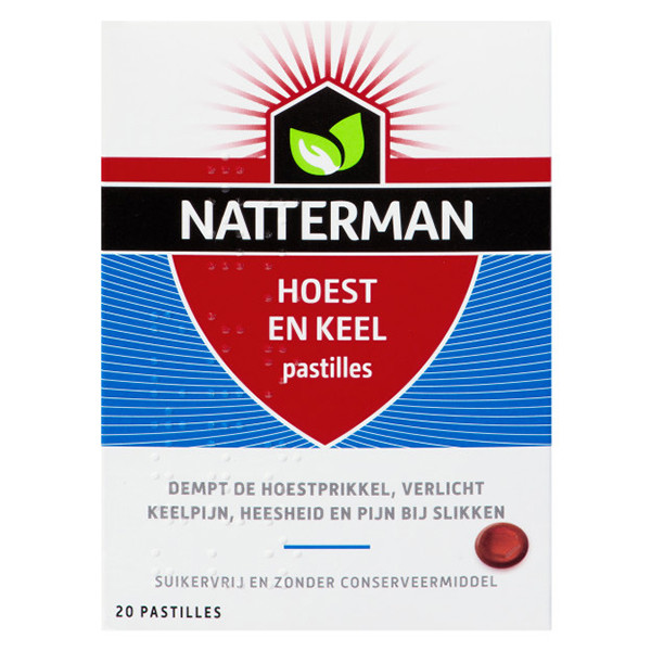 Natterman Hoest & Keel Pastilles (20 stuks) SNA00006 - 1