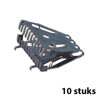 Nedco bijenbekjes/stootvoegrooster RVS 50mm (10 stuks)  SNE00102