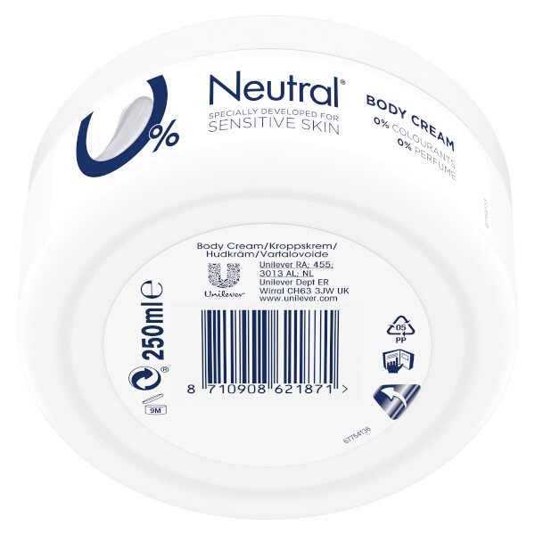 Neutral 0% Bodycrème (250 ml) SNE01044 Neutral 0% Bodycrème (250 ml) SNE01044 - 4