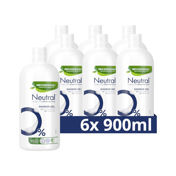 Aanbieding: Neutral Douchegel Sensitive Skin (6 stuks à 900 ml) SNE01043 - 1