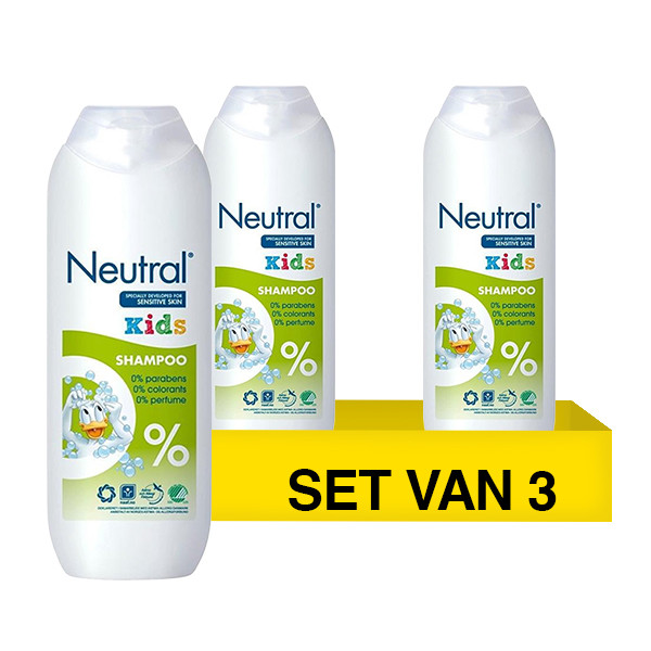 Aanbieding: Neutral Kids Sensitive Shampoo | Parfumvrij (3 stuks à 250 ml) SNE01058 - 1