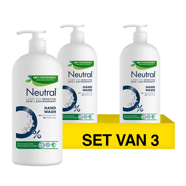 Aanbieding: Neutral Vloeibare Handzeep (3 stuks à 900 ml) SNE01056 - 1