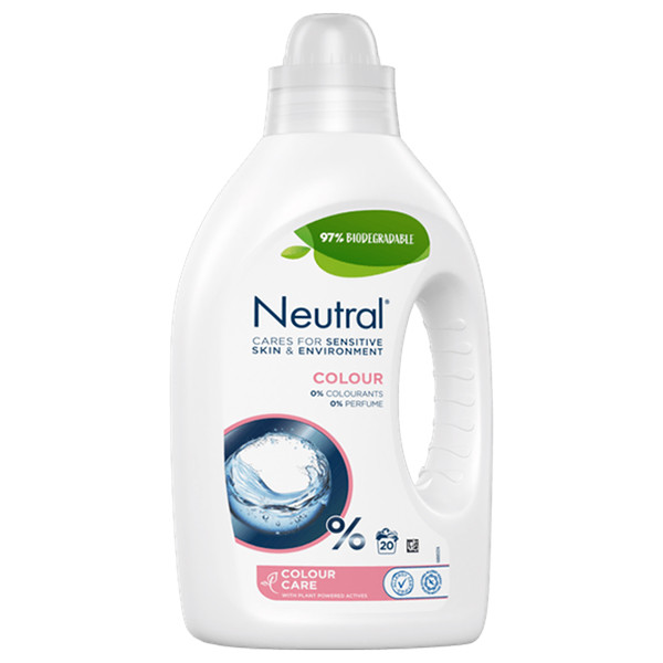Neutral Vloeibaar Wasmiddel Kleur 1 Liter (20 wasbeurten) SNE00038 - 1