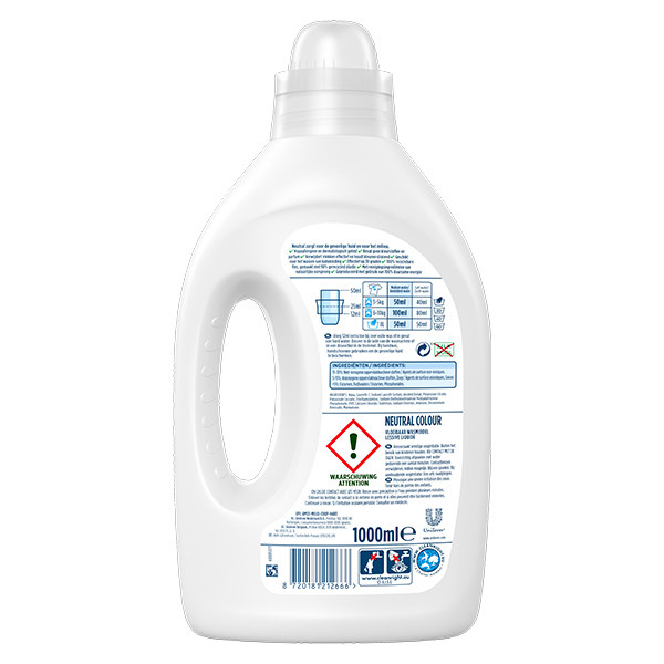 Neutral Vloeibaar Wasmiddelpakket Wit + Zwart + Kleur (3 flessen - 60 wasbeurten)  SNE01038 - 2