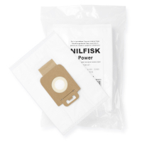 Nilfisk 128389187 Power Series 3D microvezel stofzuigerzakken 10 zakken (123schoon huismerk)  SNI01043