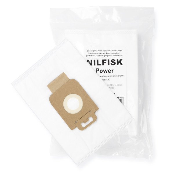 Nilfisk Power Series 3D microvezel stofzuigerzakken 10 zakken (123schoon huismerk)  SNI01043 - 1