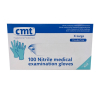 Nitril handschoen maat XL poedervrij (blauw, 100 stuks)