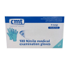 Nitril handschoen maat XL poedervrij (blauw, 100 stuks)  SME00071