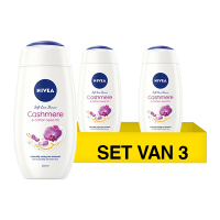 Nivea Aanbieding: 3x Nivea Cashmere Moments douchecreme (250 ml)  SNI05336