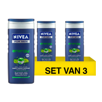 Nivea Aanbieding: 3x Nivea Energy douchegel for men (250 ml)  SNI05333