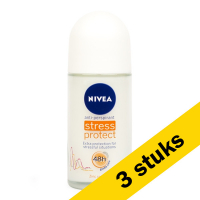 Nivea Aanbieding: 3x Nivea deoroller Stress Protect (50 ml)  SNI05218