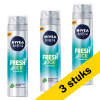 Aanbieding: 3x Nivea men scheergel Fresh Kick (200 ml) SNI05386 - 1