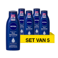 Nivea Aanbieding: 5x Nivea verzorgende bodymilk (400 ml)  SNI06028