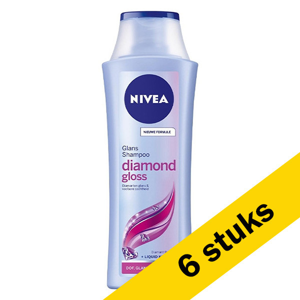 Nivea Aanbieding: 6x Nivea Diamond Gloss shampoo (250 ml)  SNI06031 - 1