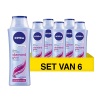 Aanbieding: 6x Nivea Diamond Gloss shampoo (250 ml)