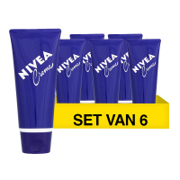Nivea Aanbieding: 6x Nivea creme tube (100 ml)  SNI06039