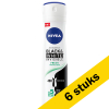 Aanbieding: 6x Nivea deodorant spray Black & White Invisible Fresh (150 ml) SNI06100 - 1
