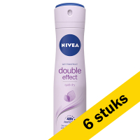 Aanbieding: 6x Nivea deodorant spray Double Effect (150 ml) SNI06101