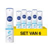 Aanbieding: 6x Nivea deodorant spray Fresh Natural (150 ml)