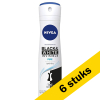 Aanbieding: 6x Nivea deodorant spray Invisible Black & White Pure (150 ml) SNI06106 - 1