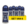 Aanbieding: 6x Nivea deoroller Cool Kick for men (50 ml)
