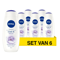 Aanbieding: Nivea Care & Relax Badcrème (6 stuks à 750 ml) SNI06268