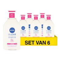 Nivea Aanbieding: Nivea Caring Micellair Water (6 flessen - 400 ml)  SNI06219