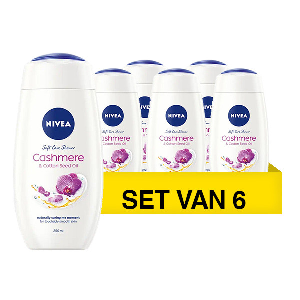 Aanbieding: Nivea Cashmere Moments douchecreme (6 stuks - 250 ml) SNI06079 - 1